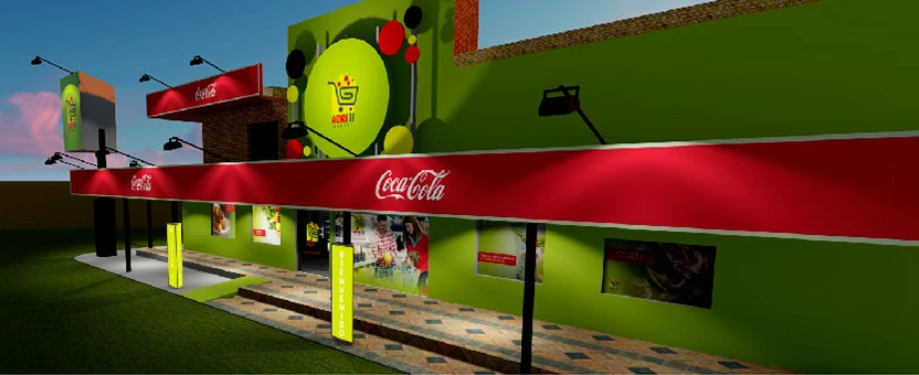 Visualización de espacio de exhibición