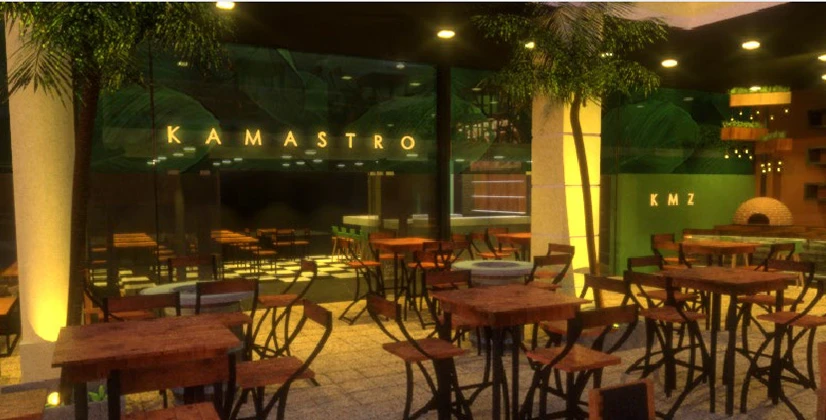 Visualización de espacio gastronómico