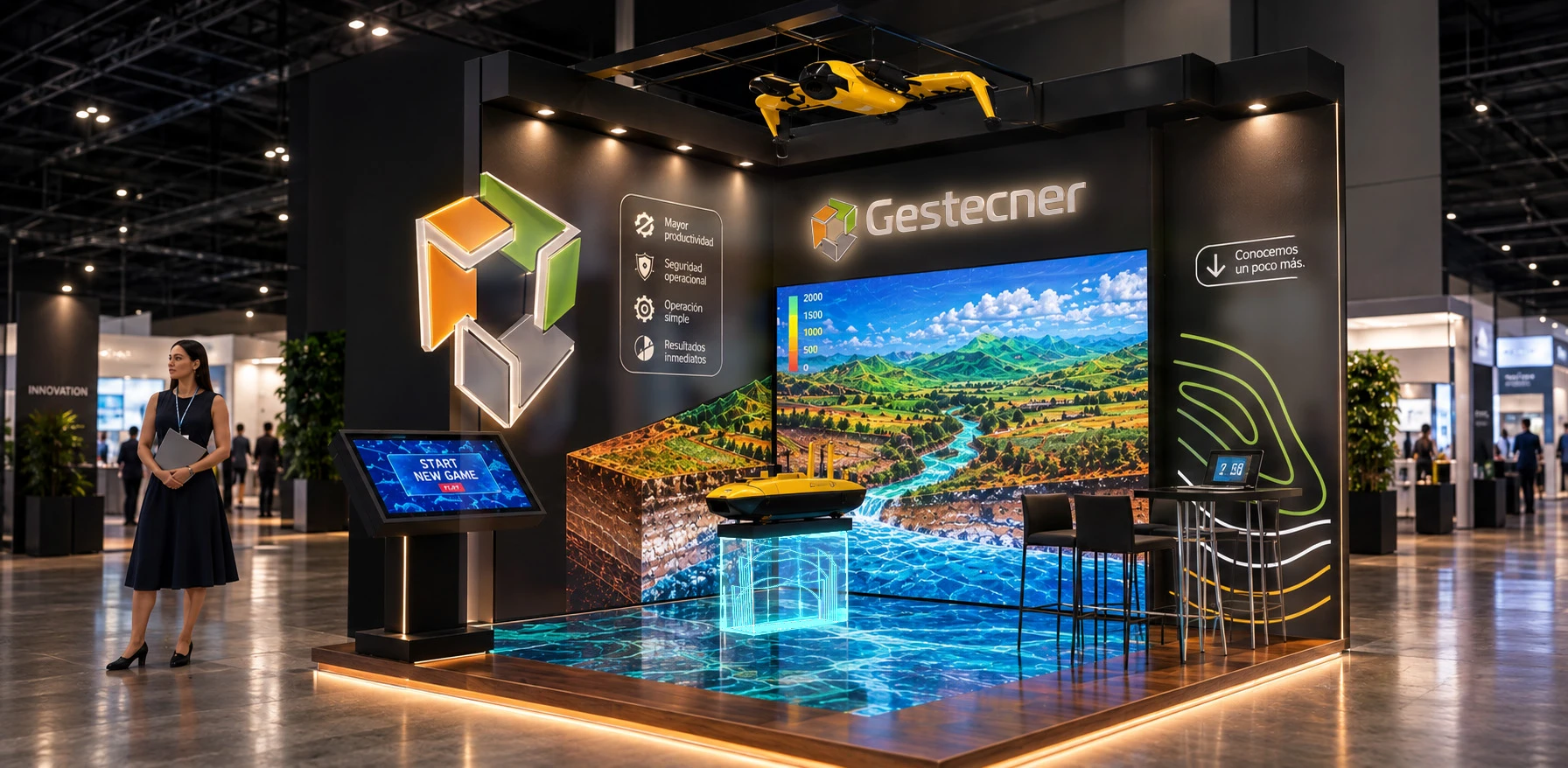 Gestecner · Render de diseño